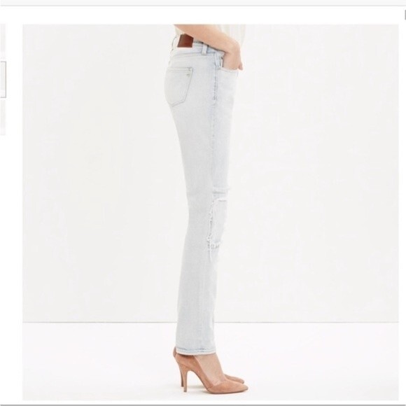 Madewell Slim Boyjean: Patched Up Edition in Georgia Wash, Y2K, Size 26 NWOT - Picture 12 of 12